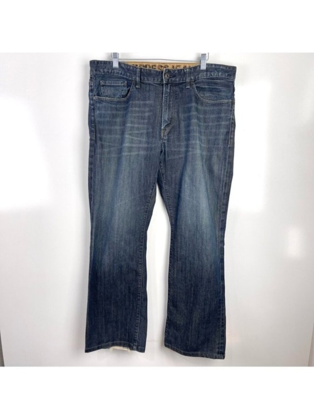 Express Vintage Y2K Jeans Men’s 36x32 Slim Straight Leg 2000s Denim Blue Casual